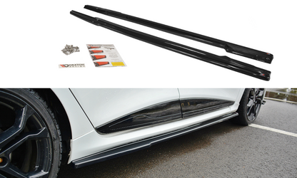 Side skirts diffusers renault clio mk4 rs