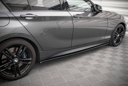 Side skirts diffusers v.1 bmw 1 f20 m135i / m140i / m-pack