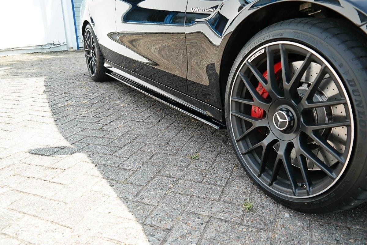 Side skirts diffusers v.1 mercedes c-class s205 63amg