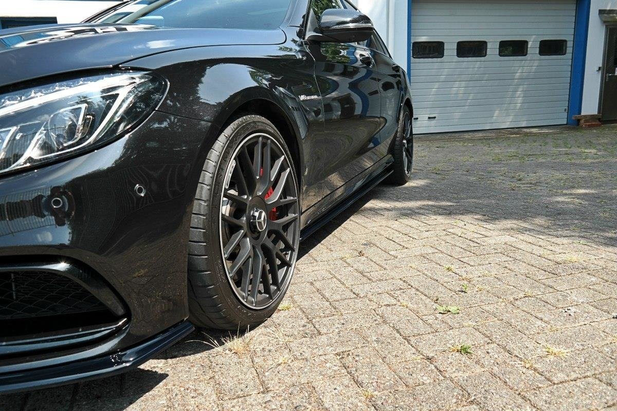 Side skirts diffusers v.1 mercedes c-class s205 63amg