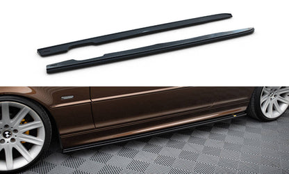 Side skirts diffusers v.1 for bmw 3 e46 mpack coupe
