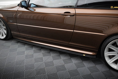 Side skirts diffusers v.1 for bmw 3 e46 mpack coupe