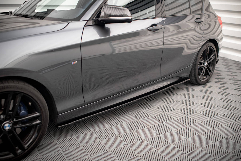 Side skirts diffusers v.2 bmw 1 f20 m135i / m140i / m-pack