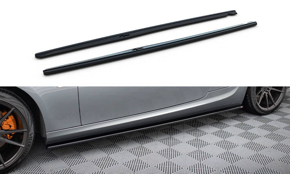 Side skirts diffusers for bmw 3 e92 mpack