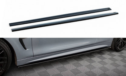 Side skirts diffusers for bmw 4 coupe / gran coupe / cabrio m-pack f32 / f36 / f33