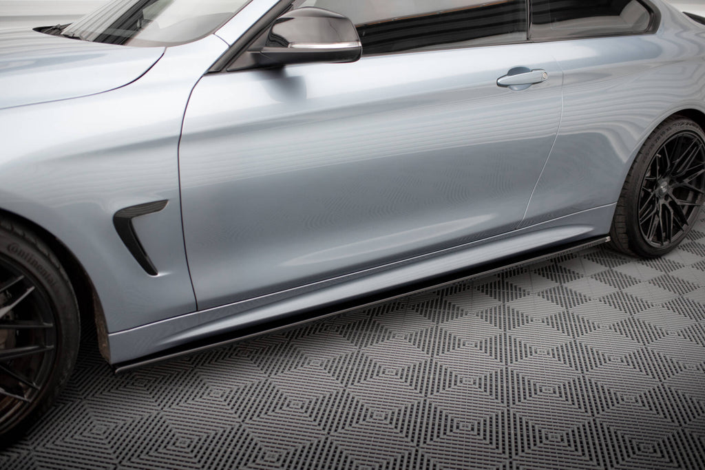 Side skirts diffusers for bmw 4 coupe / gran coupe / cabrio m-pack f32 / f36 / f33