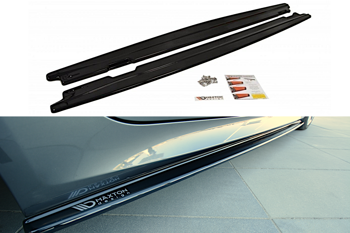 Side skirts diffusers for bmw 5 e60/61 m-pack