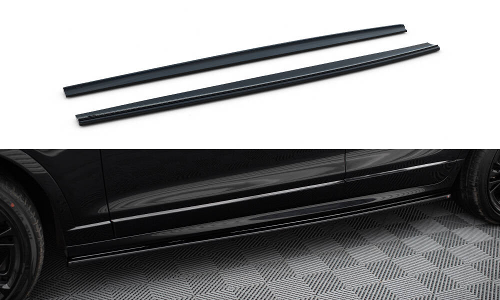 Side skirts diffusers for bmw x4 m-pack