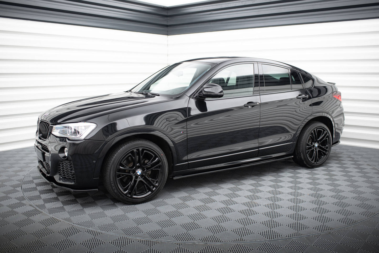 Side skirts diffusers for bmw x4 m-pack