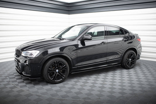 Side skirts diffusers for bmw x4 m-pack