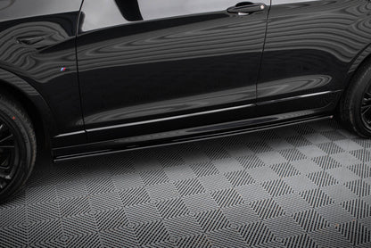 Side skirts diffusers for bmw x4 m-pack