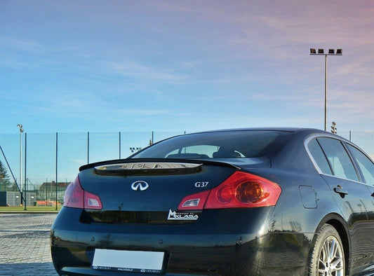 Spoiler cap infiniti g37 sedan