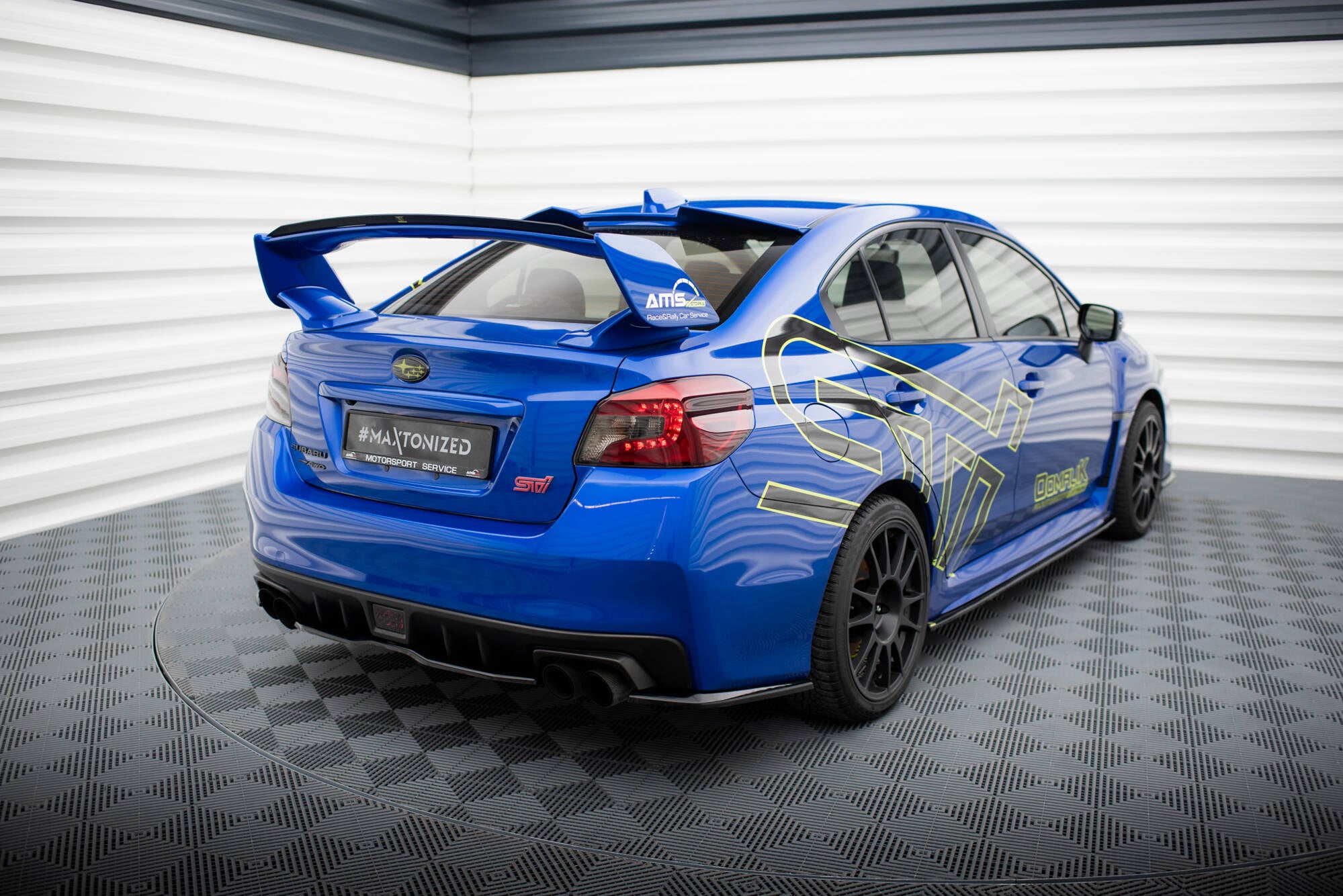 Spoiler cap Subaru WRX STI