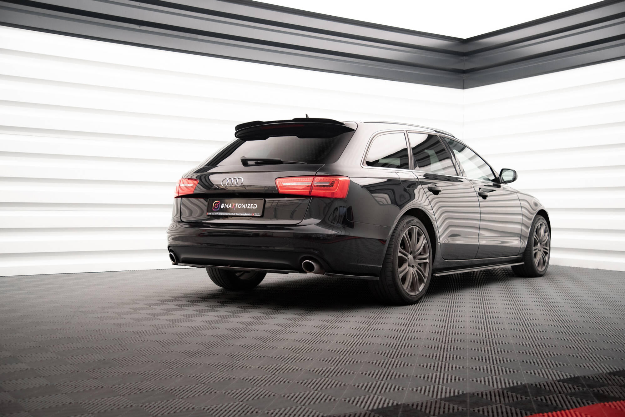 Spoiler Cap v.1 Audi A6 C7 Avant