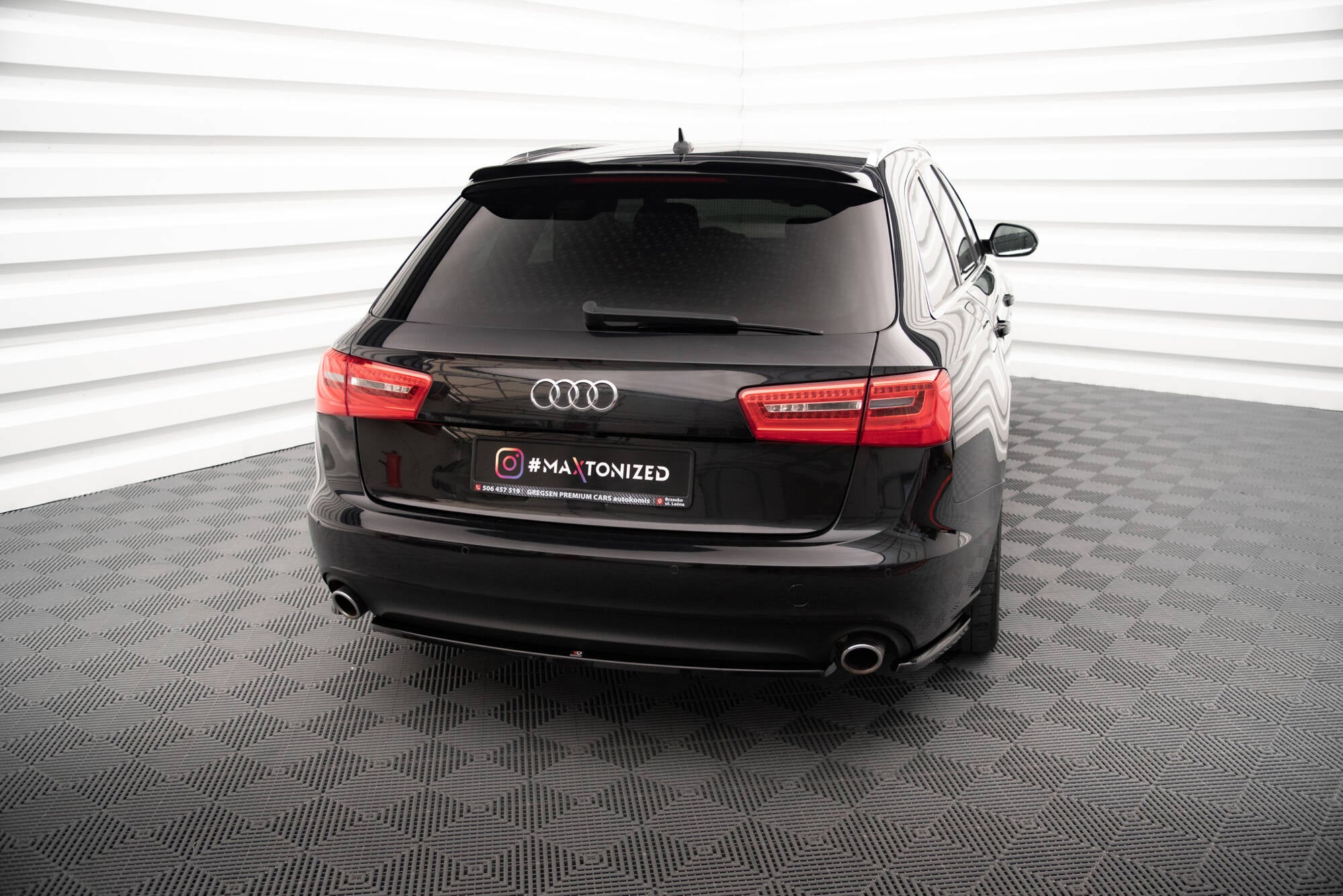 Spoiler Cap v.1 Audi A6 C7 Avant