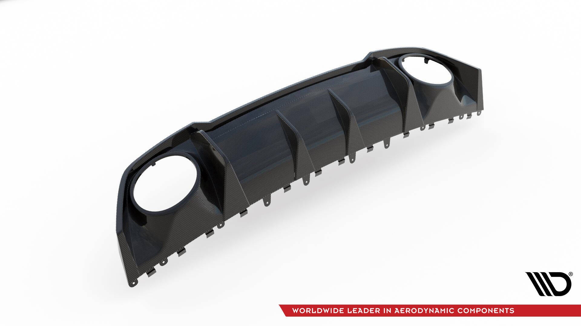 Set od prepreg carbon splitters audi rs3 8y sportback