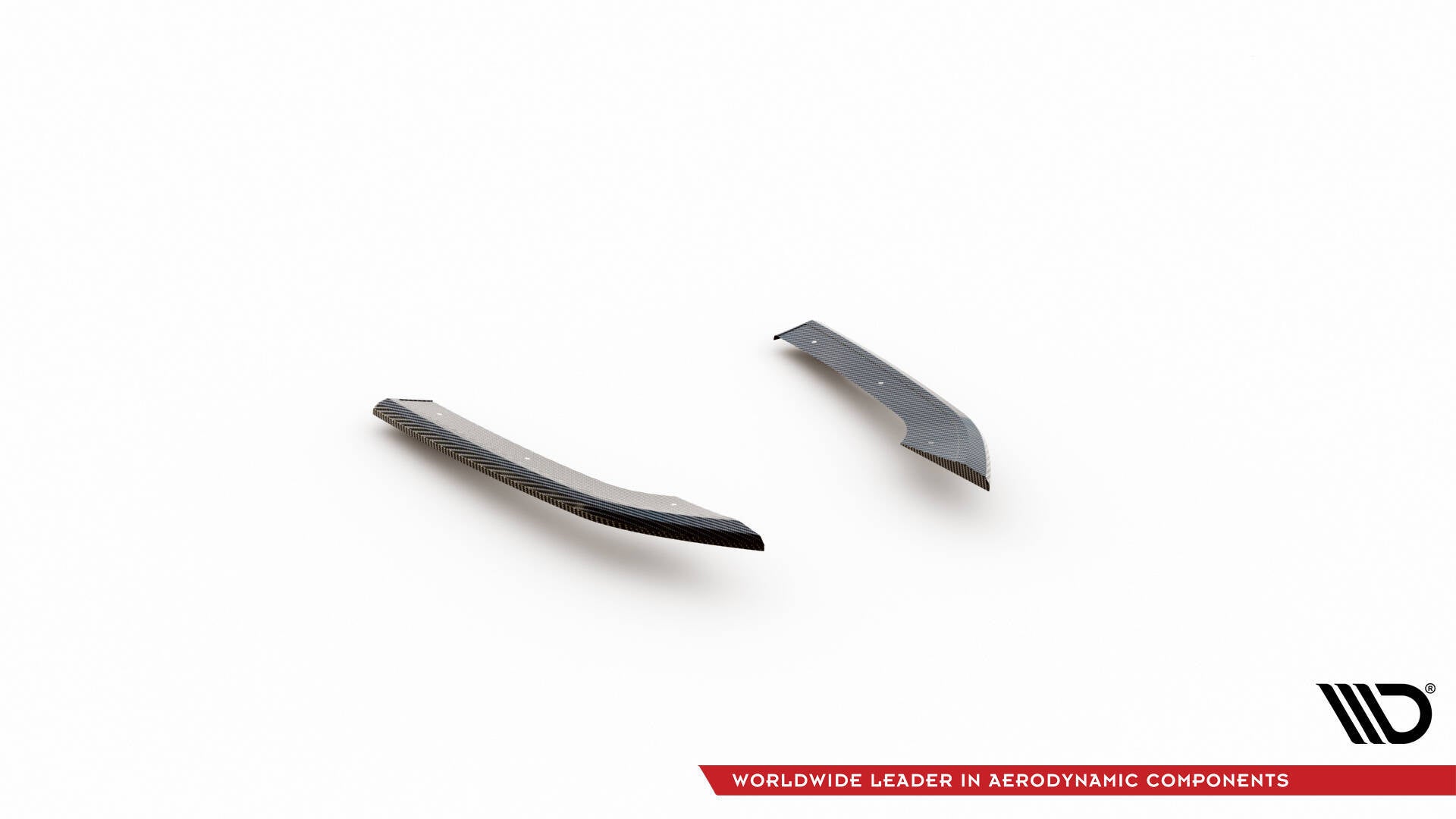 Set od prepreg carbon splitters audi rs3 8y sportback
