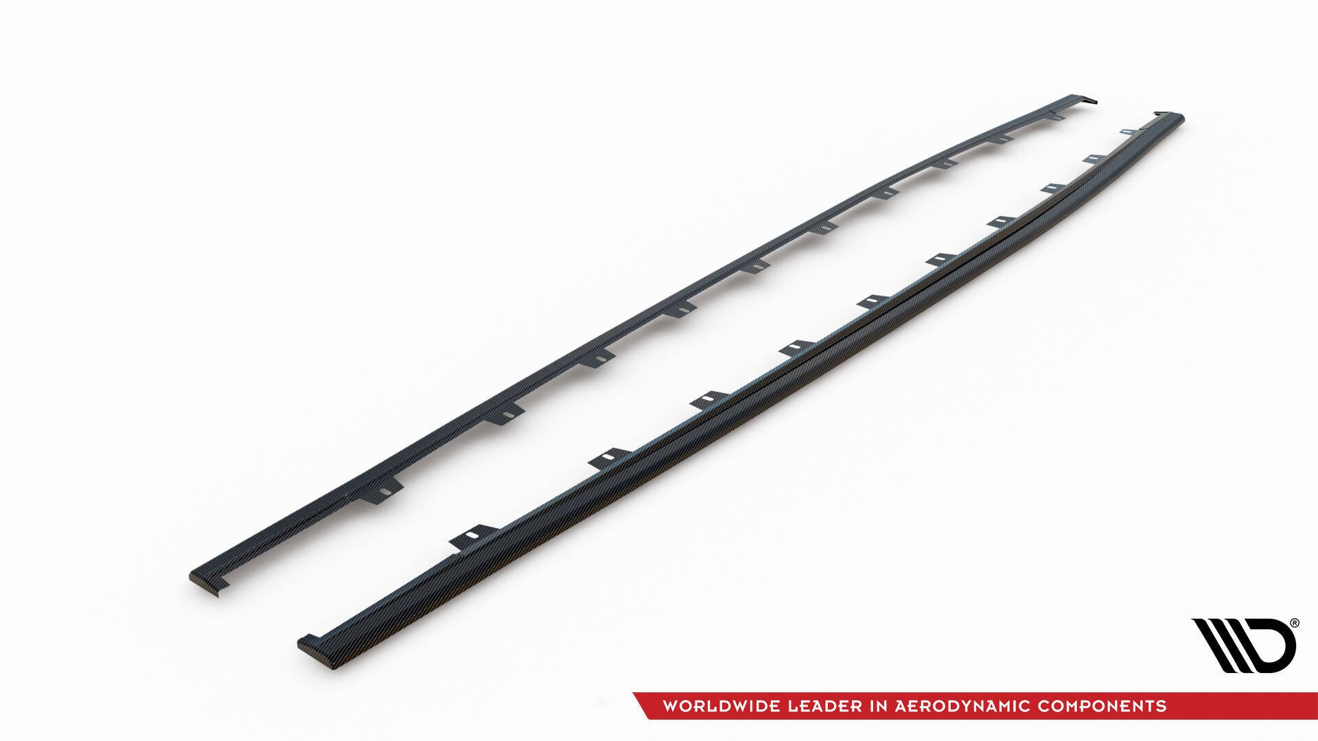 Set od prepreg carbon splitters audi rs3 8y sportback