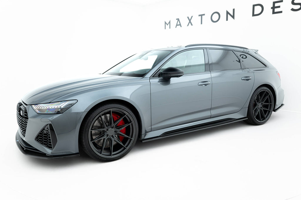 Sæt prepreg carbon fiber splitters audi rs6 c8