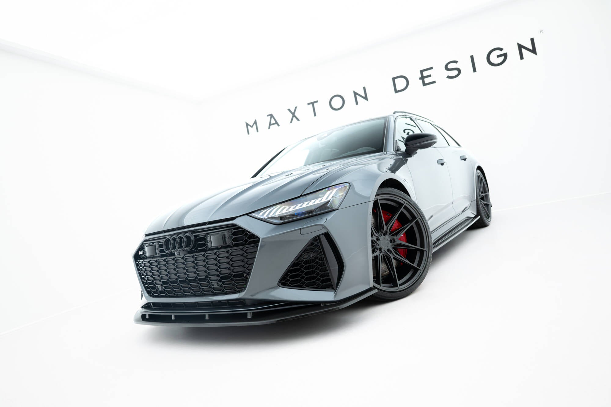 Sæt prepreg carbon fiber splitters audi rs6 c8