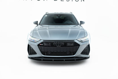 Set of prepreg carbon fiber splitters audi rs6 c8