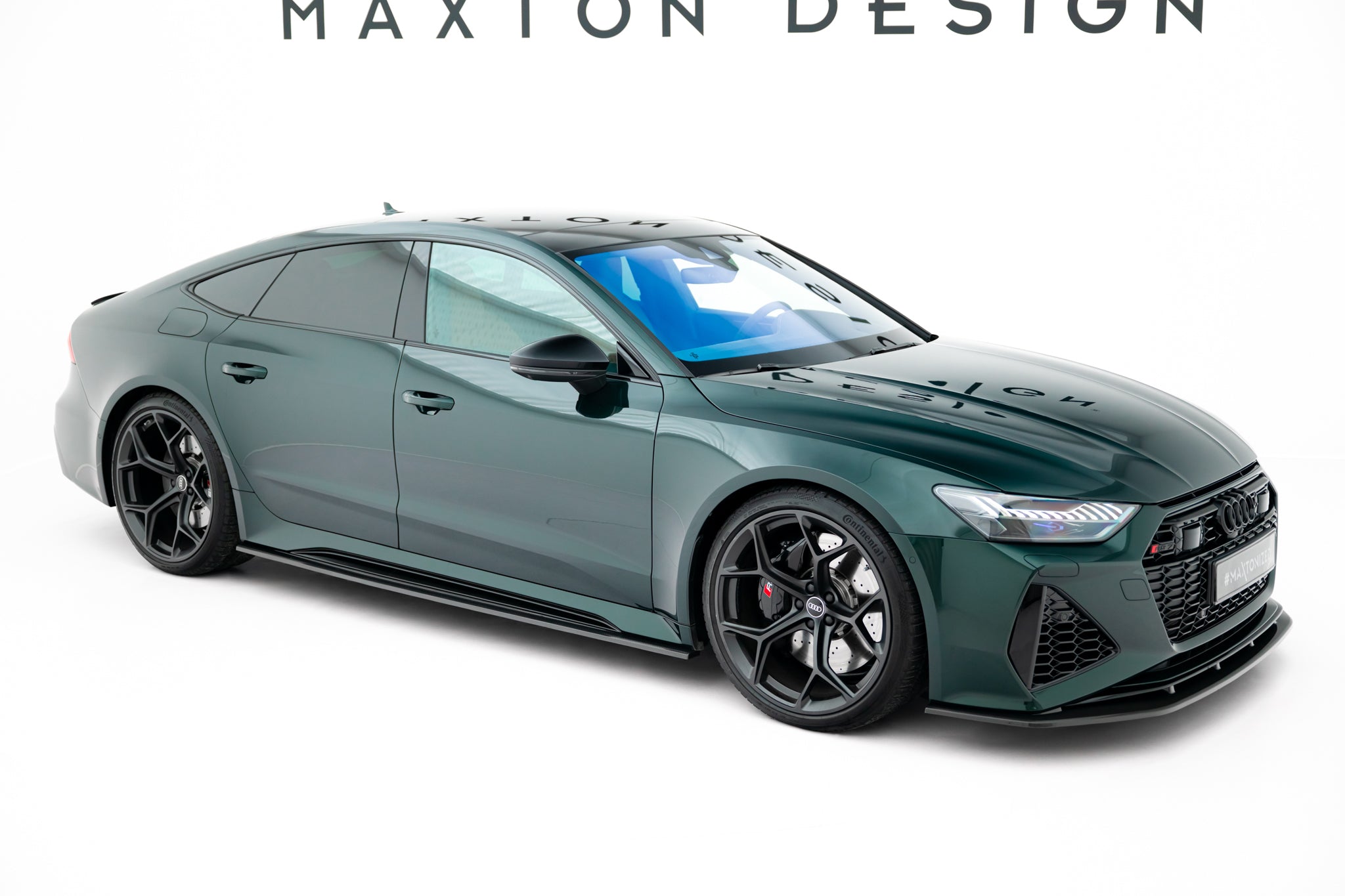 Set of prepreg carbon fiber splitters audi rs7 c8