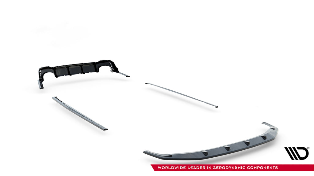 Sæt prepreg carbon fiber splitters audi rs7 c8