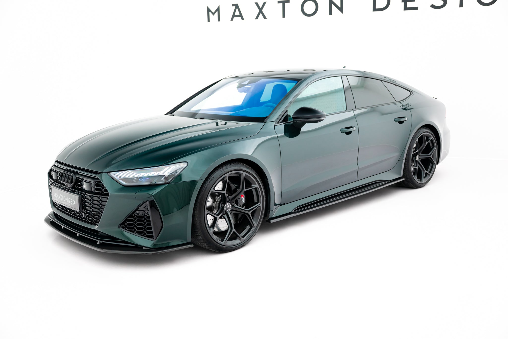 Set of prepreg carbon fiber splitters audi rs7 c8