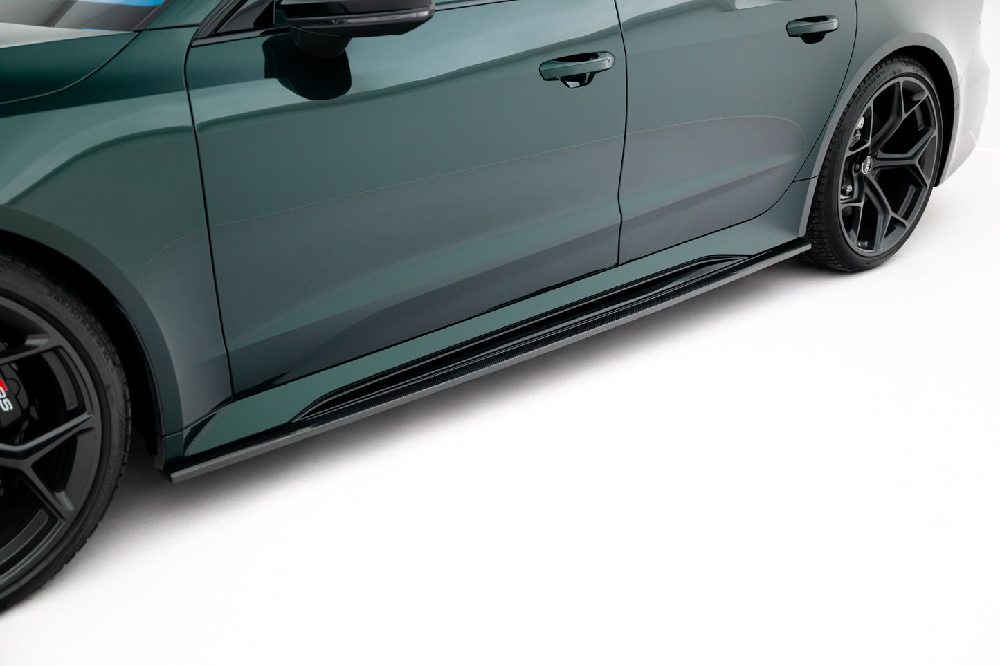 Set of prepreg carbon fiber splitters audi rs7 c8