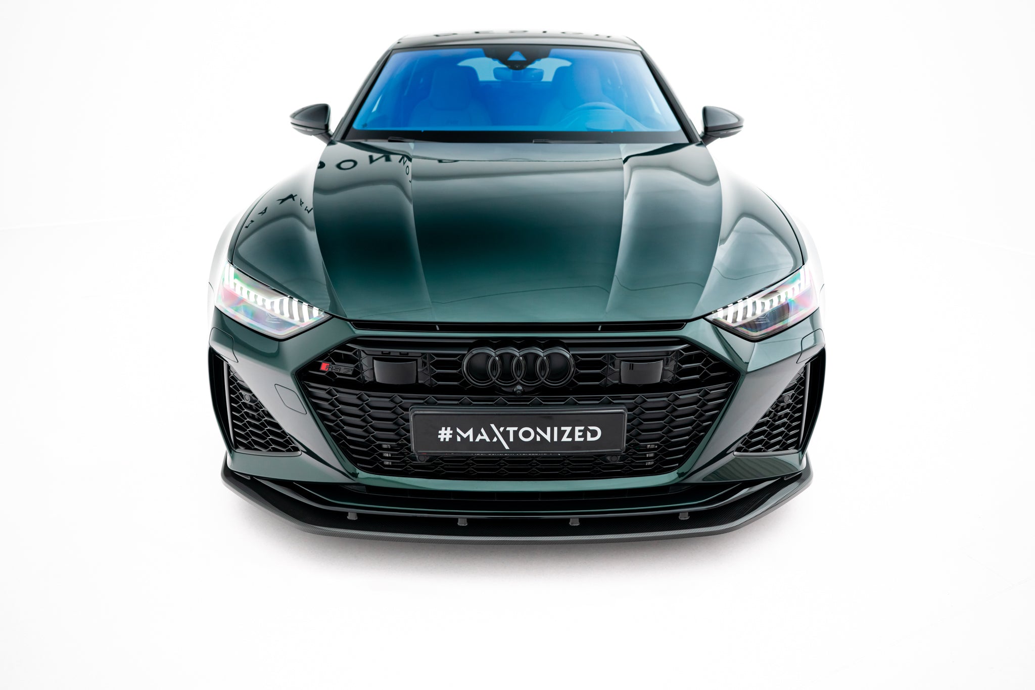 Set of prepreg carbon fiber splitters audi rs7 c8