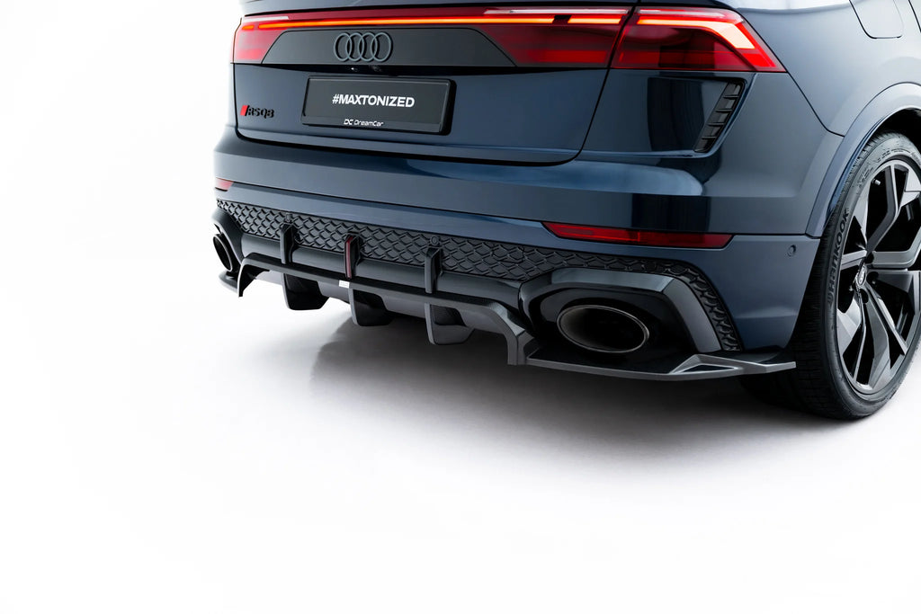 Sett med prepreg karbonfiber splittere audi rsq8 mk1 ansiktsløftning