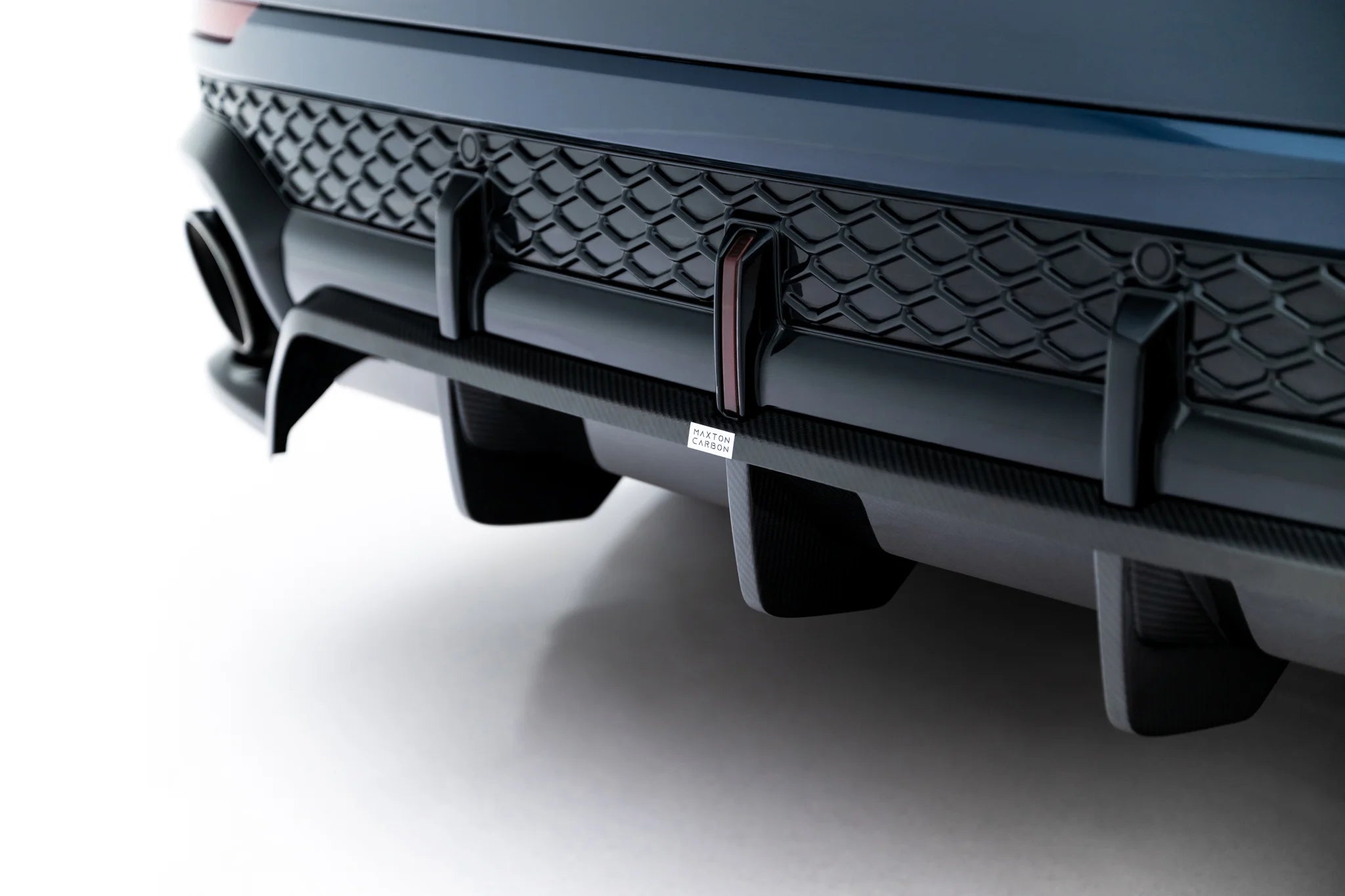 Sett med prepreg karbonfiber splittere audi rsq8 mk1 ansiktsløftning