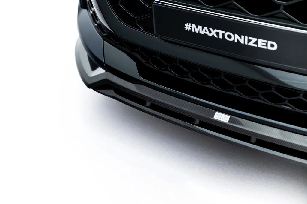Sett med prepreg karbonfiber splittere audi rsq8 mk1 ansiktsløftning