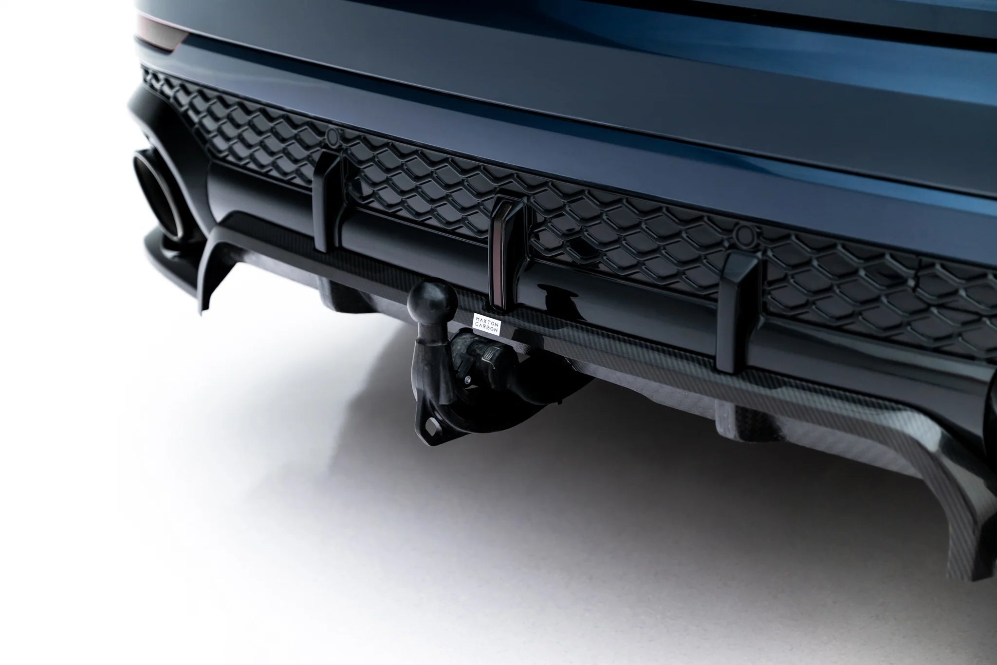 Sett med prepreg karbonfiber splittere audi rsq8 mk1 ansiktsløftning