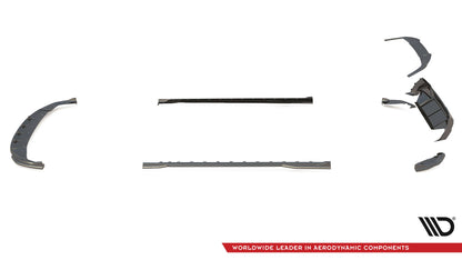 Set of prepreg carbon fiber splitters bmw 1 f40 m-pack / m135i