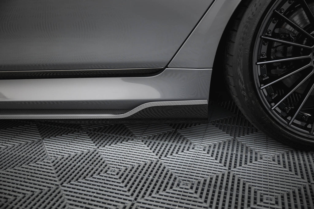 Set of prepreg carbon fiber splitters bmw 7 m-pack g11 facelift