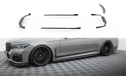 Set of prepreg carbon fiber splitters bmw 7 m-pack g11 facelift
