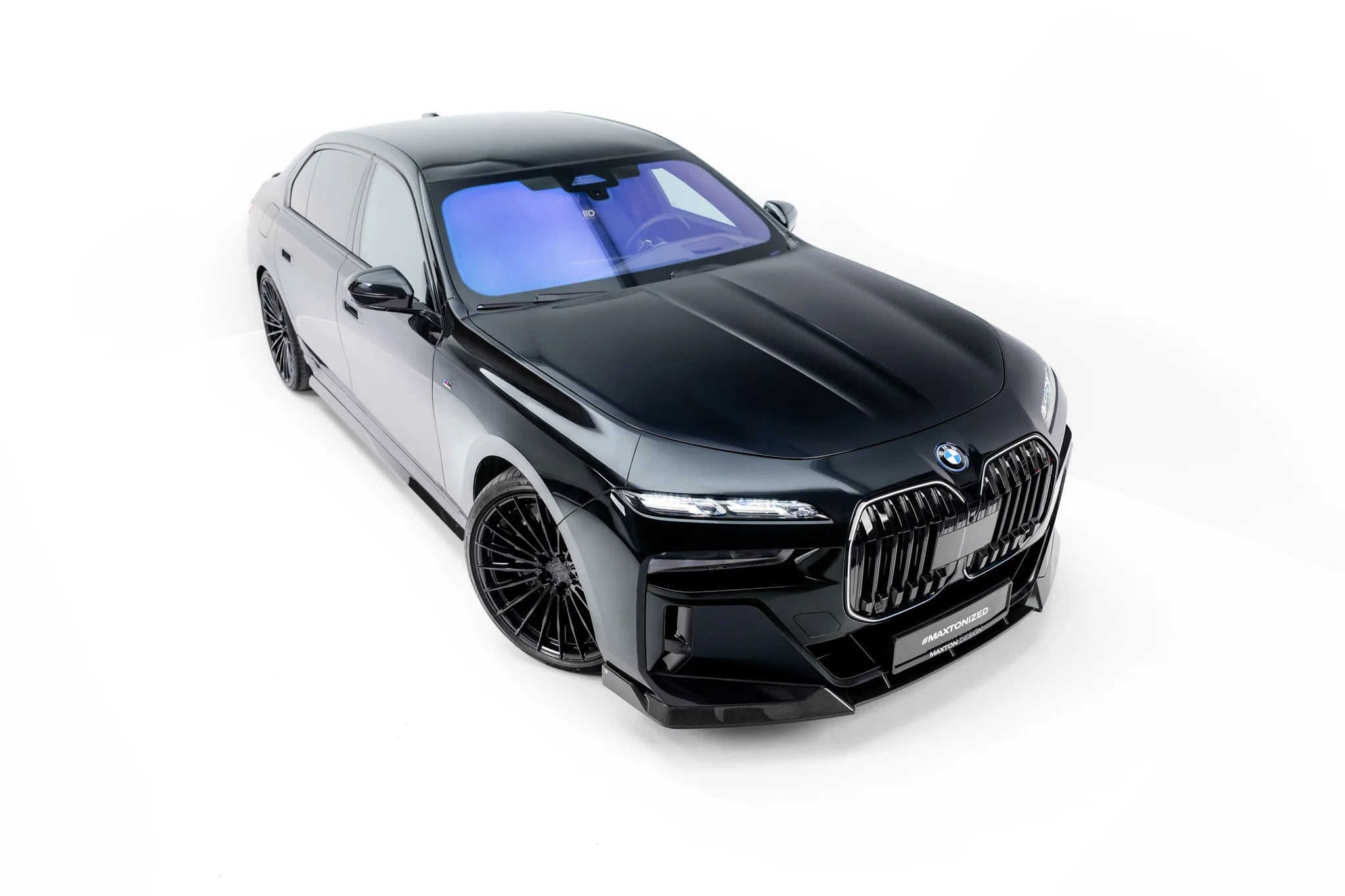 Set of prepreg carbon fiber splitters bmw 7 / i7 m-pack g70