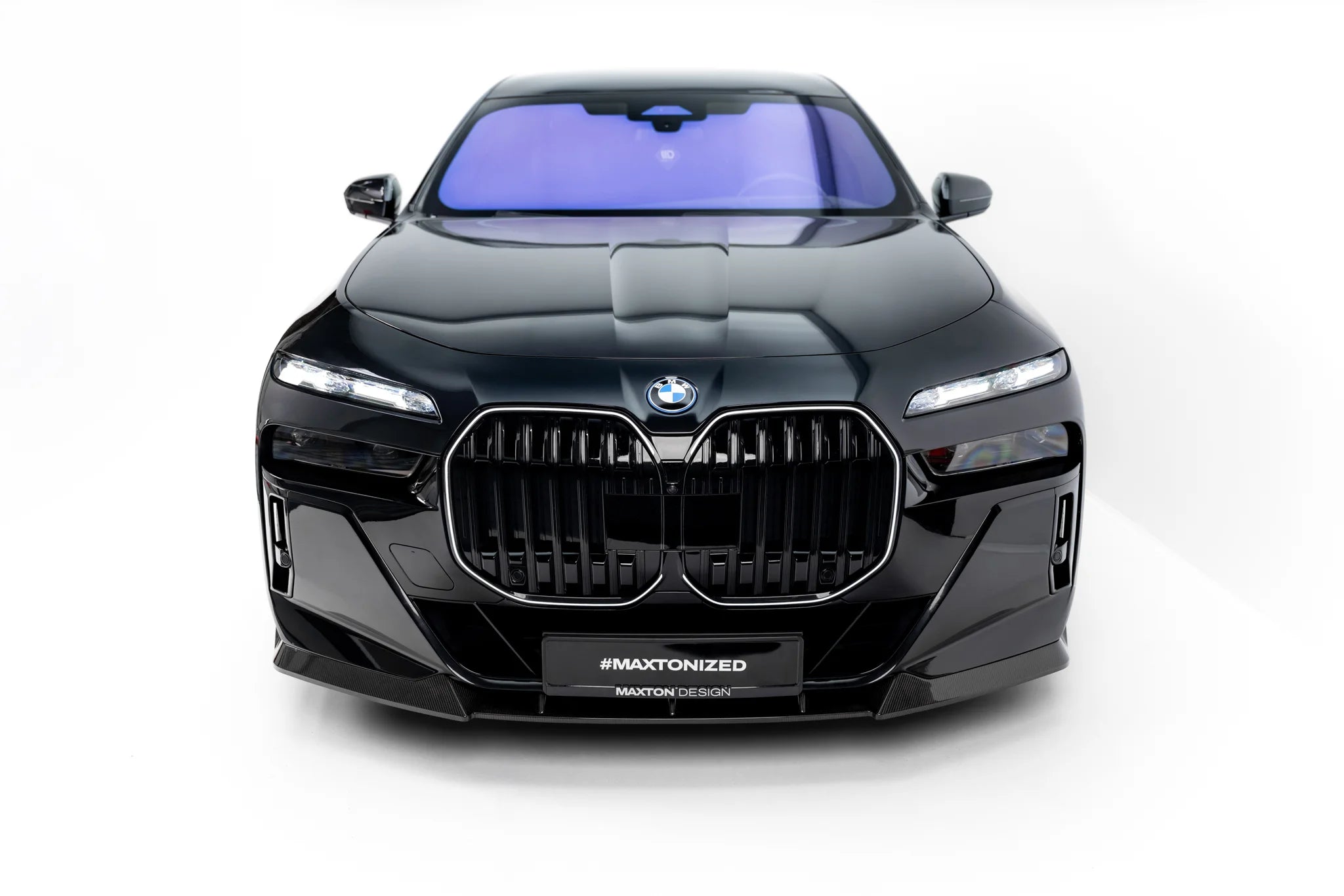 Set of prepreg carbon fiber splitters bmw 7 / i7 m-pack g70