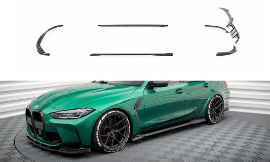 Set of prepreg carbon fiber splitters bmw m3 g80 sedan