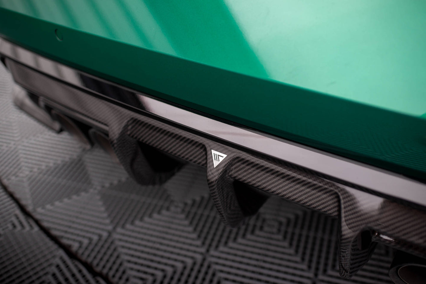 Set of prepreg carbon fiber splitters bmw m3 g80 sedan