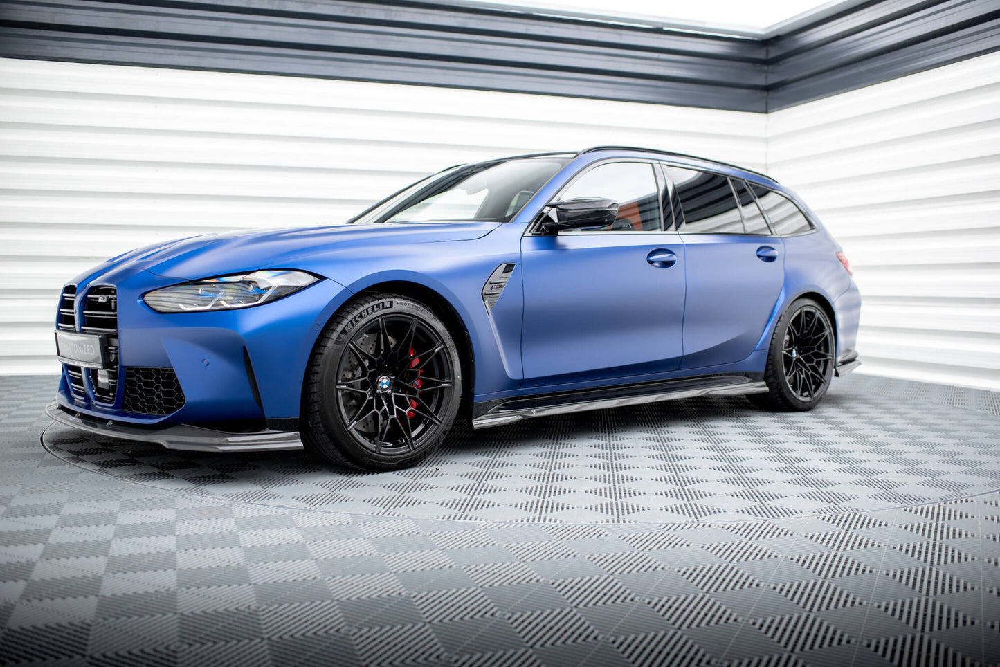 Set of prepreg carbon fiber splitters bmw m3 g81 touring