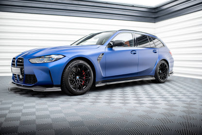 Set of prepreg carbon fiber splitters bmw m3 g81 touring