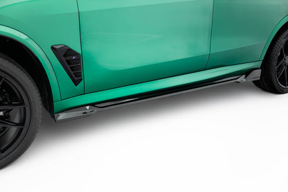 Set of prepreg carbon fiber splitters bmw x5 m f95 facelift