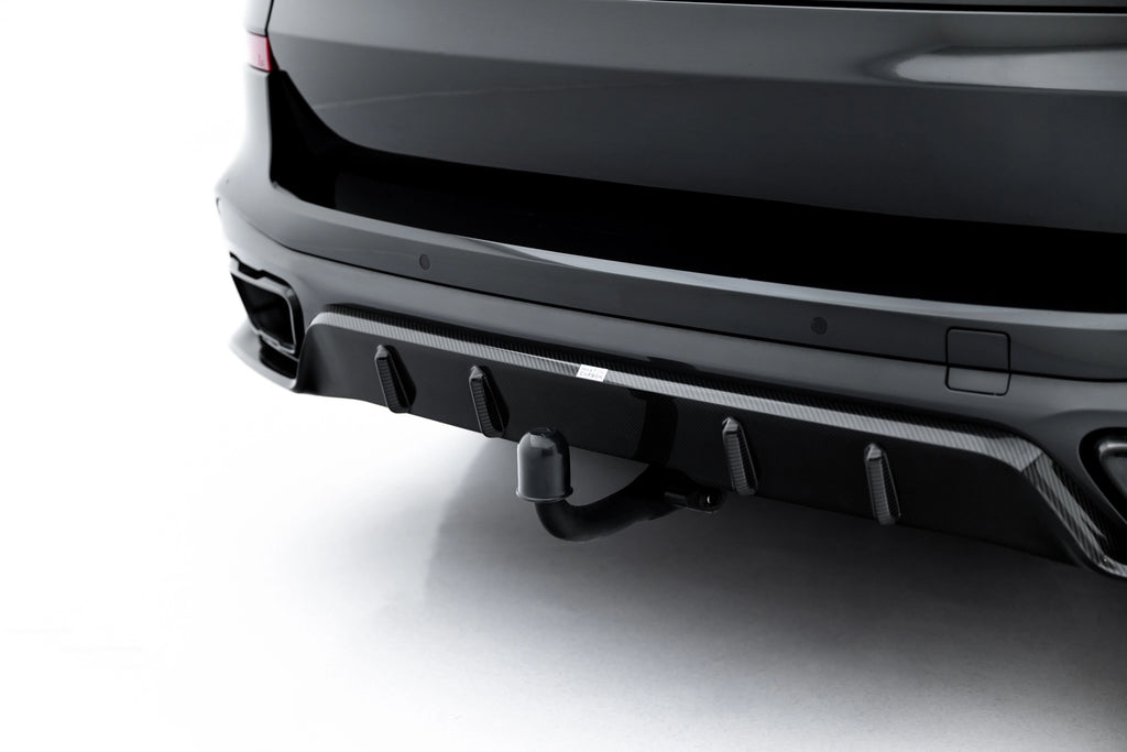 Sæt med prepreg kulfiber splittere til BMW X5 M-pakke G05