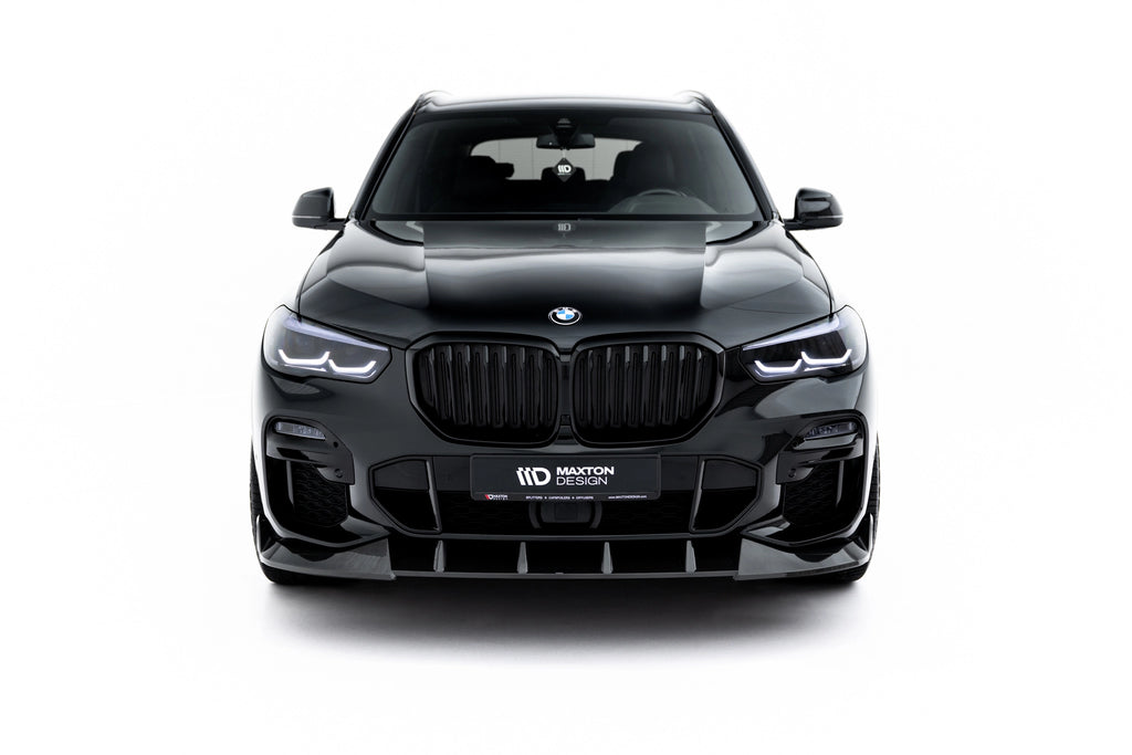 Sæt med prepreg kulfiber splittere til BMW X5 M-pakke G05