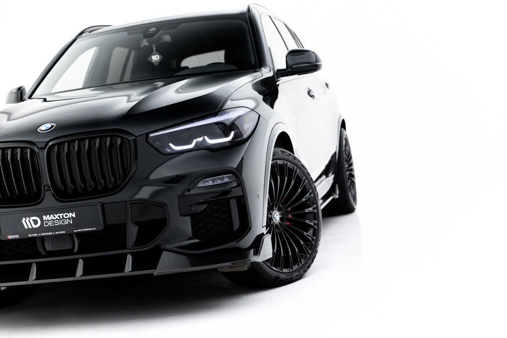 Sæt med prepreg kulfiber splittere til BMW X5 M-pakke G05