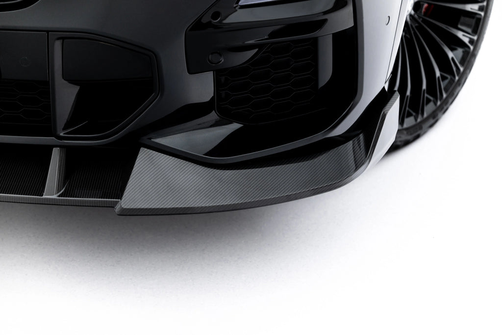 Sæt med prepreg kulfiber splittere til BMW X5 M-pakke G05