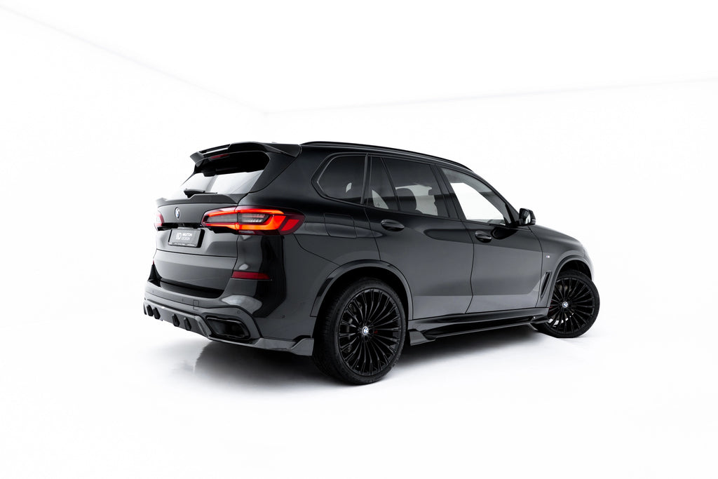 Sæt med prepreg kulfiber splittere til BMW X5 M-pakke G05