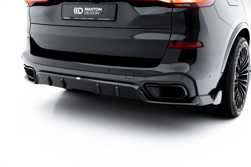 Sæt med prepreg kulfiber splittere til BMW X5 M-pakke G05